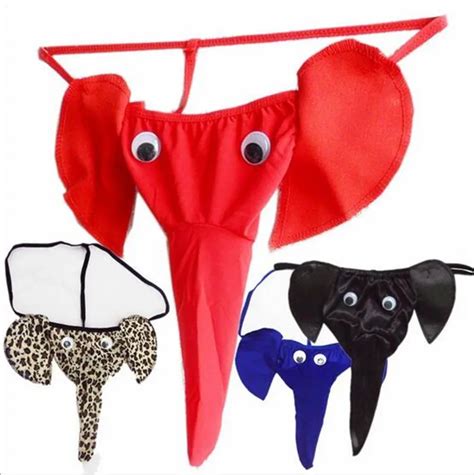 man in elephant thong